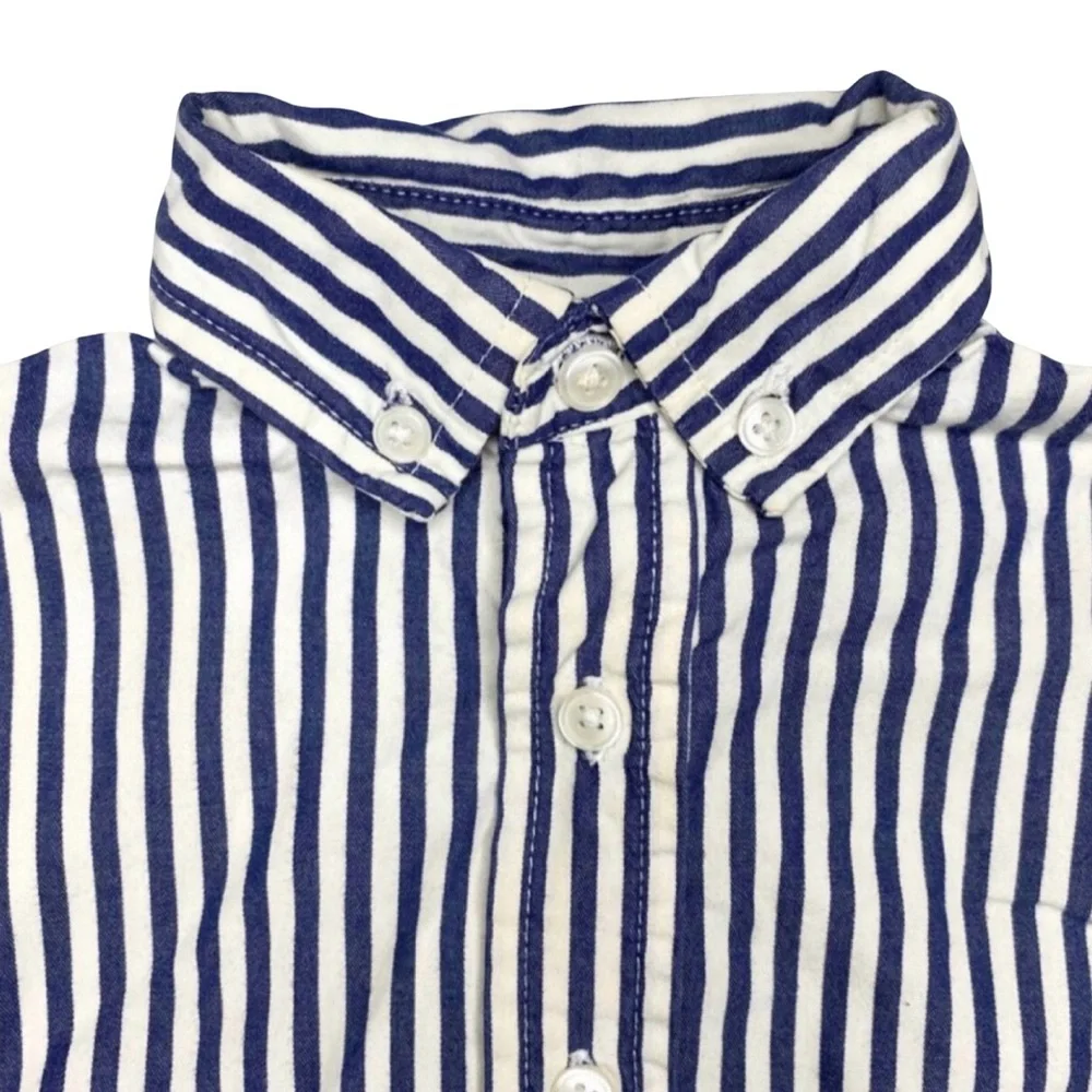 Gymboree striped button
